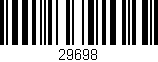 Código de barras (EAN, GTIN, SKU, ISBN): '29698'