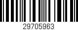 Código de barras (EAN, GTIN, SKU, ISBN): '29705963'