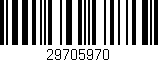 Código de barras (EAN, GTIN, SKU, ISBN): '29705970'