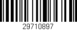 Código de barras (EAN, GTIN, SKU, ISBN): '29710897'