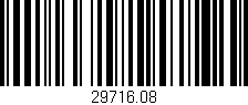 Código de barras (EAN, GTIN, SKU, ISBN): '29716.08'
