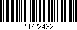 Código de barras (EAN, GTIN, SKU, ISBN): '29722432'