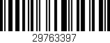 Código de barras (EAN, GTIN, SKU, ISBN): '29763397'