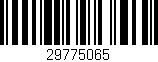 Código de barras (EAN, GTIN, SKU, ISBN): '29775065'