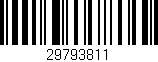 Código de barras (EAN, GTIN, SKU, ISBN): '29793811'