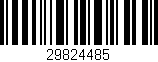 Código de barras (EAN, GTIN, SKU, ISBN): '29824485'