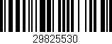 Código de barras (EAN, GTIN, SKU, ISBN): '29825530'