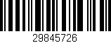 Código de barras (EAN, GTIN, SKU, ISBN): '29845726'