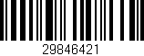 Código de barras (EAN, GTIN, SKU, ISBN): '29846421'