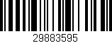 Código de barras (EAN, GTIN, SKU, ISBN): '29883595'