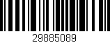 Código de barras (EAN, GTIN, SKU, ISBN): '29885089'