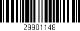 Código de barras (EAN, GTIN, SKU, ISBN): '29901148'
