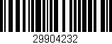 Código de barras (EAN, GTIN, SKU, ISBN): '29904232'
