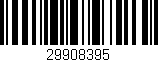 Código de barras (EAN, GTIN, SKU, ISBN): '29908395'