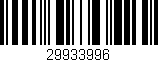 Código de barras (EAN, GTIN, SKU, ISBN): '29933996'