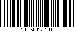 Código de barras (EAN, GTIN, SKU, ISBN): '2993500273204'
