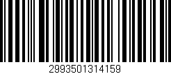 Código de barras (EAN, GTIN, SKU, ISBN): '2993501314159'