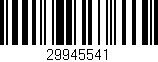 Código de barras (EAN, GTIN, SKU, ISBN): '29945541'