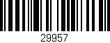 Código de barras (EAN, GTIN, SKU, ISBN): '29957'