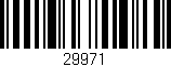 Código de barras (EAN, GTIN, SKU, ISBN): '29971'