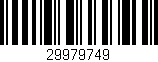Código de barras (EAN, GTIN, SKU, ISBN): '29979749'