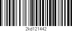 Código de barras (EAN, GTIN, SKU, ISBN): '2kd121442'