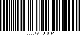 Código de barras (EAN, GTIN, SKU, ISBN): '3000491_0_0_P'