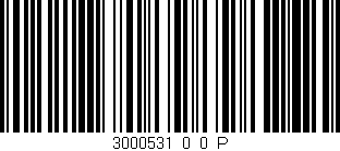 Código de barras (EAN, GTIN, SKU, ISBN): '3000531_0_0_P'