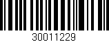 Código de barras (EAN, GTIN, SKU, ISBN): '30011229'