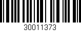 Código de barras (EAN, GTIN, SKU, ISBN): '30011373'