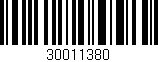 Código de barras (EAN, GTIN, SKU, ISBN): '30011380'