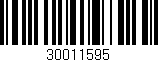 Código de barras (EAN, GTIN, SKU, ISBN): '30011595'