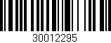 Código de barras (EAN, GTIN, SKU, ISBN): '30012295'