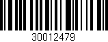 Código de barras (EAN, GTIN, SKU, ISBN): '30012479'