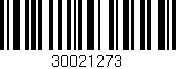 Código de barras (EAN, GTIN, SKU, ISBN): '30021273'
