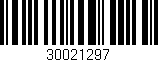 Código de barras (EAN, GTIN, SKU, ISBN): '30021297'
