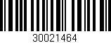 Código de barras (EAN, GTIN, SKU, ISBN): '30021464'
