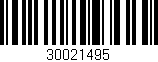 Código de barras (EAN, GTIN, SKU, ISBN): '30021495'