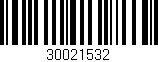 Código de barras (EAN, GTIN, SKU, ISBN): '30021532'