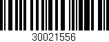 Código de barras (EAN, GTIN, SKU, ISBN): '30021556'