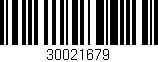 Código de barras (EAN, GTIN, SKU, ISBN): '30021679'