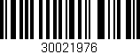 Código de barras (EAN, GTIN, SKU, ISBN): '30021976'