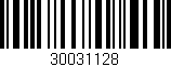 Código de barras (EAN, GTIN, SKU, ISBN): '30031128'