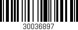 Código de barras (EAN, GTIN, SKU, ISBN): '30036897'