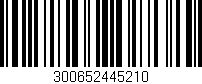 Código de barras (EAN, GTIN, SKU, ISBN): '300652445210'