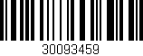 Código de barras (EAN, GTIN, SKU, ISBN): '30093459'