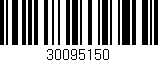 Código de barras (EAN, GTIN, SKU, ISBN): '30095150'