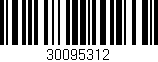 Código de barras (EAN, GTIN, SKU, ISBN): '30095312'