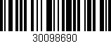 Código de barras (EAN, GTIN, SKU, ISBN): '30098690'