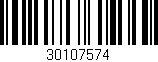 Código de barras (EAN, GTIN, SKU, ISBN): '30107574'